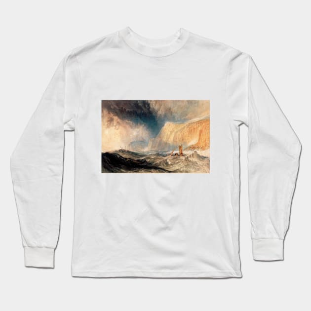 A Shipwreck off Hastings, 1825 Long Sleeve T-Shirt by Art_Attack